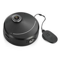 Pi Solo 360 4K Digital Camera, Super-Wide Angle, Perfect Selfie, Spherical Panorama and Creative AR Planet Effects, Wearable, Point and Shoot, Fun App, Ideal for Traveling - Black