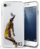 iPhone6/6S iPhone 7/iPhone 8 Case Epic Cases Ultra Slim Crystal Clear Basketball Series Soft Transparent TPU Case Cover Apple (iPhone 6/6s) (iPhone 7) (iPhone 8) - King James LBJ Lakers (iPhone 6/7/8)