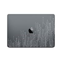 DowBier MacBook Decal Vinyl PVC Transparent Skin Sticker Cover Anti-Scratch Skin (Air 13 Inch 2018 Release A1932, Pattern E)