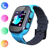 Kids smartwatch Phone Watches for Children with LBS Tracker sim Card Anti-Lost sos Call Boys and Girls Birthday Compatible Android iOS Touch Screen Voice Chat Remote Camera