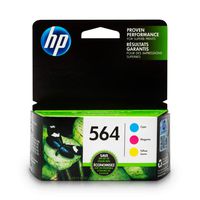 HP 564 | 3 Ink Cartridges | Cyan, Magenta, Yellow | CB318WN, CB319WN, CB320WN