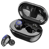 Wireless Earbuds Bluetooth5.0 Earbuds Touch Control Waterproof TWS Stereo Headphones in-Ear Built-in Mic Headset Premium Sound with Deep Bass for Sport Work