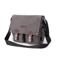 Douguyan Unisex Messenger Bag Fashionable and Best Style Backpack for Men and Women Grey 43608