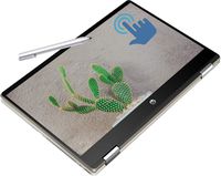 HP Pavilion x360 2 in 1 Premium Laptop Computer, 10th Gen Intel Quad-Core i5-10210U 1.6GHz, 14" FHD IPS Touchscreen, 8GB DDR4 256GB PCIe SSD 1TB HDD, WIFI BT 4.2 HDMI Backlit KB Fingerprint Pen Win 10