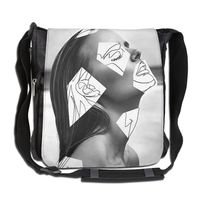 HUE FIUB Classic Art Messenger Bag Shoulder Bag Outdoor Sports Crossbody Bag Side Bag for Men Women