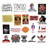 Laptops Sticker,Stranger Things Stickers for Water Bottles, Waterproof Vinyl Decal Sticker for Phone, Computer, Hydro Flasks, Cars, Bicycles, Mac Book, PS4, Xbox ONE 19Pcs