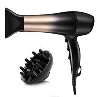 KIPOZI 1875W Hair Dryer, Nano Ionic Blow Dryer Professional Salon Hair Blow Dryer Lightweight Fast Dry Low Noise, with Concentrator, Diffuser, 2 Speed and 3 Heat Settings