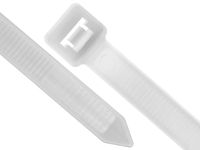 48 Inch Natural Extra Heavy Duty Nylon HVAC Cable Tie - 100 Pack