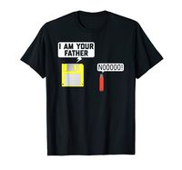 Floppy Disk & USB Flash Drive Nerdy Father Computer Geek Tee