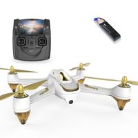HUBSAN H501SS X4 Drone GPS 4 Channel Altitude Mode 5.8GHz Transmitter 6 Axis Gyro 1080P FPV Brushless Quadcopter Mode 2 RTF ( White)