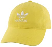 adidas Originals Women's Relaxed Adjustable Strapback Cap, Yellow/White, ONE SIZE
