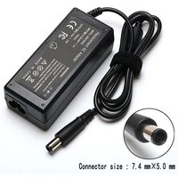 18.5V 3.5A 65W AC Adapter Laptop Charger for HP Pavilion G4 G6 G7 G32 G42 G56 G60 G61 G62 G71 G72 DV3 DV4 DV5 DV6 DV7 DM4 M6 M7 Series Compaq Presario CQ56 CQ57 CQ58 CQ62 CQ61 CQ60 Power Supply Cord