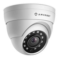 Amcrest 4MP UltraHD POE Security Camera, Outdoor IP Camera Eyeball Dome - IP67 Weatherproof, 98ft Night Vision, 118° FOV, Remote Live Viewing, 4-Megapixel (2688 TVL), IP4M-1055E (White)