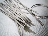 12" Stainless Locking Ties 20-Pack Cable Zip (300mm Long 8mm Wide)