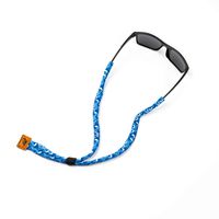 Pilotfish Premium Cotton Eyewear Retainer Sunglass Strap - Multiple Design Options - Soft & Durable Sunglass Holder (Waves)