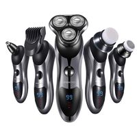 Electric Shaver Razor for Men 5 in 1 Rotary Shavers Beard Trimmer Nose Hair Trimmer Wet and Dry Electric Shavers Men.