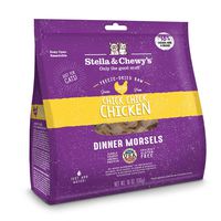 Stella & Chewy's Freeze-Dried Raw Chick, Chick, Chicken Dinner Morsels Cat Food, 18 oz. Bag