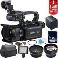 Canon XA11 Compact Full HD ENG Camcorder #2218C002 + 128GB SDXC Class 10 Memory Card + Battery for Canon BP828 + 58mm UV Filter Bundle