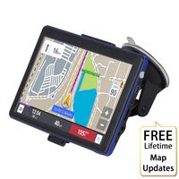 Car GPS Navigation, 7'' Touchscreen 8GB RAM 256MB Voice Reminding Vehicle GPS Star Navigator System Lifetime Map Update with Free Sunshade