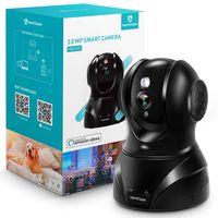 HeimVision HM302 UltraHD 2K (3MP/1536P) Wireless Security Camera, Pan/Tilt/Zoom Pet Camera with Night Vision, Two-Way Audio, Motion Sound Alerts and Cloud Storage, Compatible with Alexa