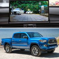 Moertifei CCD HD Car Front View Camera Logo Embedded fit for Toyota Tacoma/RAV4/Highlander/Corolla/Camry/Tundra