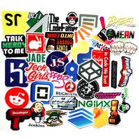 Software Laptop Stickers Vinyl Waterproof - 100 Pack Programmer Developer Engineer Decals for Water Bottle Car Motorcycle Bicycle Bumper Skateboard Helmet Luggage Phone Case Gift [No-Duplicate]