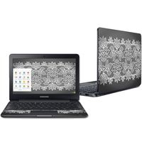 Mightyskins Skin Compatible with Samsung Chromebook 3 11.6" - Floral Lace | Protective, Durable, and Unique Vinyl Decal Wrap Cover | Easy to Apply, Remove, and Change Styles | Made in The USA