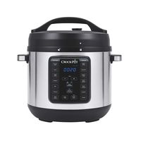 Crock-pot SCCPPC800-V1 8-Quart Multi-Use XL Express Crock Programmable Slow Cooker with Manual Pressure, Boil & Simmer, 8QT, Stainless Steel