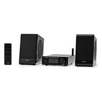 Lepy Lepy M20 Black M20 Desktop Hi-Fi Bluetooth Stereo Audio Amplifier with Bookshelf Speakers for Home Theater, Surround Sound and Premium Music, Black