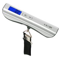 Camry  Digital Luggage Scale, Portable Handheld Baggage Scale for Travel, Suitcase Scale with Blue Backlight LCD Display, 110 Lbs, Battery Included