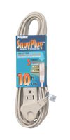 Prime Wire & Cable EC940610 10-Feet 16/3 SPT-2 3-Outlet Cord, Almond