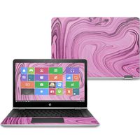 Mightyskins Skin Compatible with Hp Pavilion X360 14" (2017) - Pink Thai Marble | Protective, Durable, and Unique Vinyl Decal Wrap Cover | Easy to Apply, Remove, and Change Styles | Made in The USA