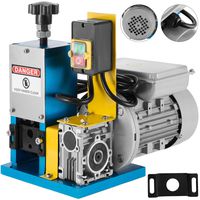 Happybuy Cable Wire Stripping Machine 1.5-25mm Automatic Electric Wire Stripping Machine 1 Channel Portable Blue Wire Stripper Machine Tool for Scrap Copper Recycling