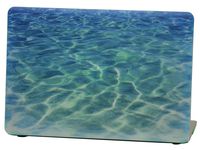 Macbook Pro Retina 13 inches Rubberized Hard Case for model A1502 & A1425, GRAFICO Sea World Design with Green Bottom Case, Come with Keyboard Cover