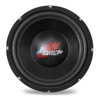 Lanzar 10in Car Subwoofer DVC - IB Open Air Audio Stereo Speaker, 4 Ohm Impedance, Steel Basket, 240 Watt Power, Non-Pressed Paper Cone and Foam Surround for Vehicle Sound System - DCTOA10D