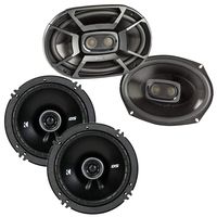 Kicker Polk 6x9 450W 3-Way Marine Speakers 6.5" 240W 2-Way 4-Ohm Car Speakers