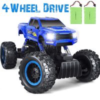 DOUBLE E 1:12 RC Cars Monster Truck 4WD Dual Motors Rechargeable Off Road Remote Control Truck