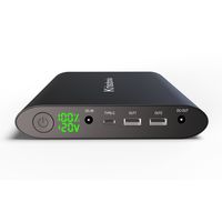 Krisdonia 50000mAh Laptop Power Bank 5/8.4/9/12/16/20V Portable Laptop Battery Charger with QC3.0 & Type-C for Dell, HP, Lenovo, Acer, MacBook and More