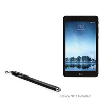 LG G Pad F2 8.0 Stylus Pen, BoxWave [EverTouch Capacitive Stylus] Fiber Tip Capacitive Stylus Pen for LG G Pad F2 8.0 - Jet Black