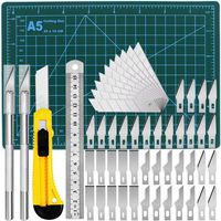 Precision Exacto Knife Upgrade Cutting Mat Carving Craft Knife Hobby Knife Exacto Knife Kit