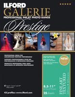 ILFORD 2002410 GALERIE Prestige Fine Art Textured - 8.5 x 11 Inches, 25 Sheets