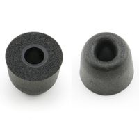 Heyous 3 Pairs/Set 4.9mm Memory Foam Earbuds Sponge Caps Covers S/M/L Noise Isolating In-Ear Eartips Sponge Replacement for Headphone Earphone Black