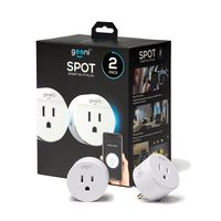 Geeni SPOT Smart Wi-Fi Outlet Plug, White, (2 Pack) - No Hub Required - Works with Amazon Alexa, Google Assistant & Microsoft Cortana, Requires 2.4 GHz Wi-Fi