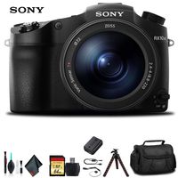 Sony Cyber-Shot DSC-RX10 IV Camera DSCRX10M4/B with Soft Bag, Additional Battery, 64GB Memory Card, Card Reader, Plus Essential Accessories