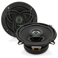 Upgraded VX 5.25" Pair 2-Way Speaker - Powerful 120 Watts Peak 4 Ohms 30 Oz Magnet Structure 55 - 20KHz Frequency Response w/ 1" High Voice Coil and Poly-Mica Coated Woofer Cone - Lanzar VX520