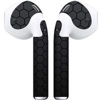 APSkins 2 Piece Printed Skins Wrap. Compatible with Apple Airpods (Carbon Hex)