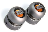 X-Mini MAX XAM15-GM Portable Capsule Speaker System, Stereo, Gun Metal