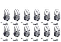 HamiltonBuhl SC-7V 12 Pack Schoolmate Stereo Classroom Headphones
