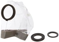 Ewa-Marine EM VC-1S Professional Rain Cape/Hurricane Hood Glass Optical Front Port (Clear)