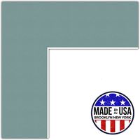 19x32 Splash / Nile Green Custom Mat for Picture Frame with 15x28 opening size (Mat Only, Frame NOT Included)